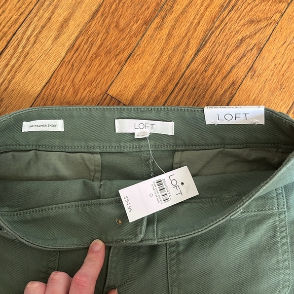 NWT Palmer Shorts in Twill by The Loft size 0 - Picture 6 of 6